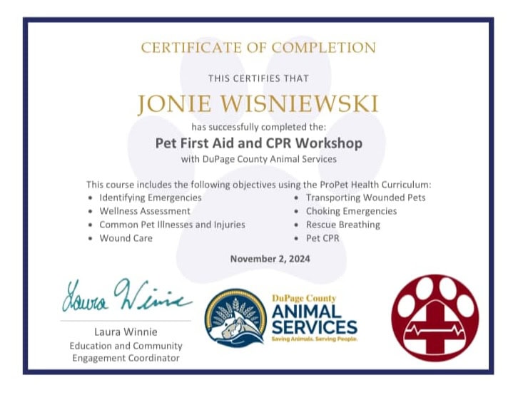 Jonie First Aid and CPR